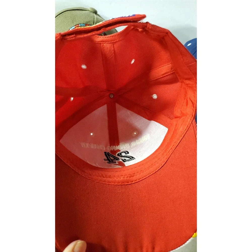 Jeff Gordon NASCAR Hat Cap Racing Champion #24 Hat NWT Red‎ & White